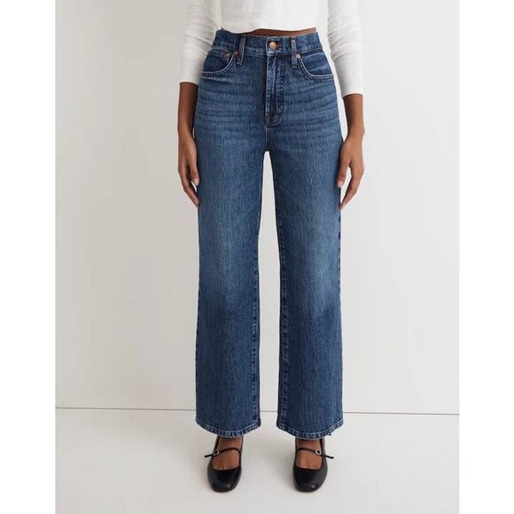 Madewell Perfect Vintage Wide Leg Jeans - Picture 1 of 6